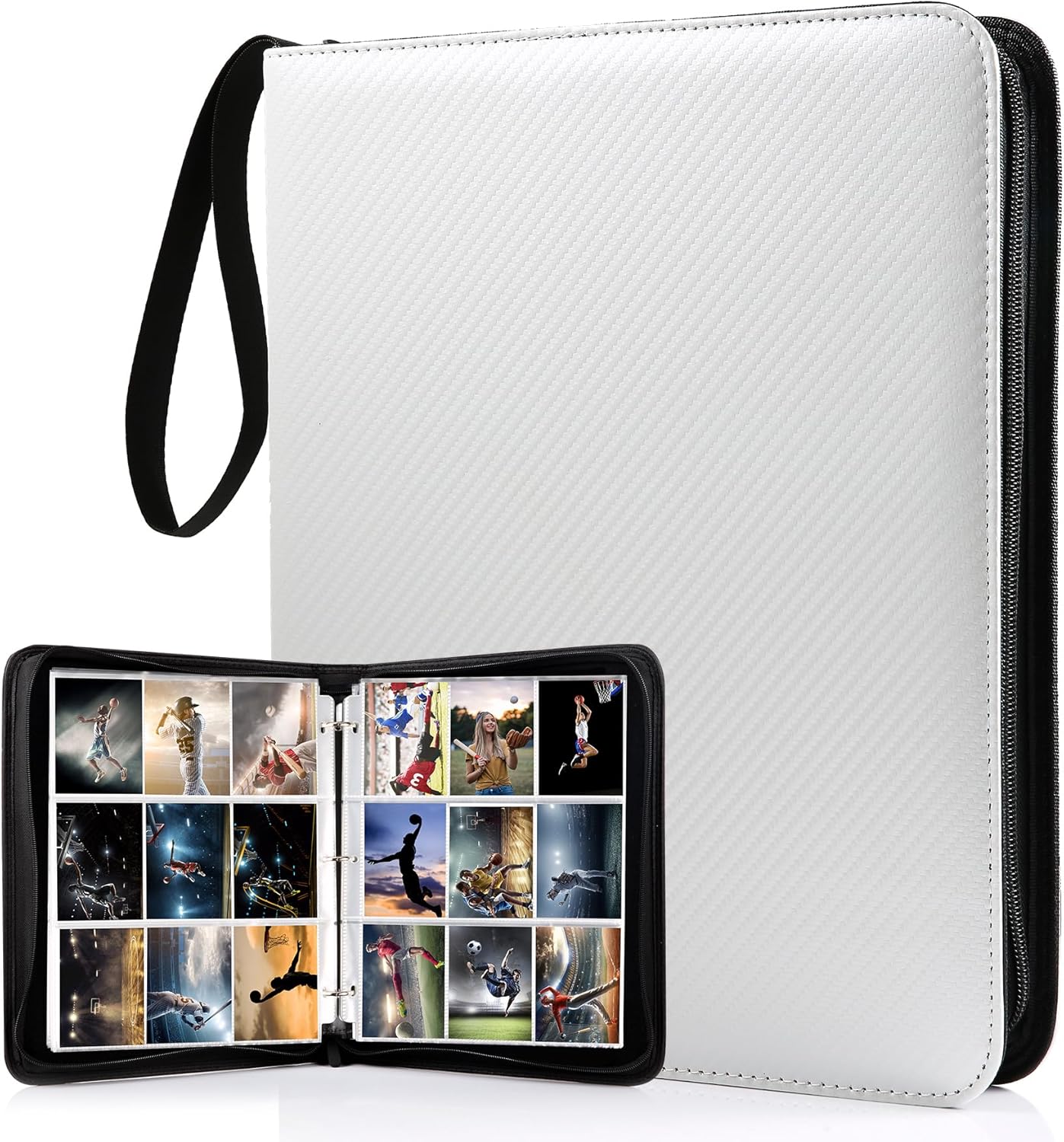Trading Card Binder - Raccoglitore per Carte Collezionabili a 3