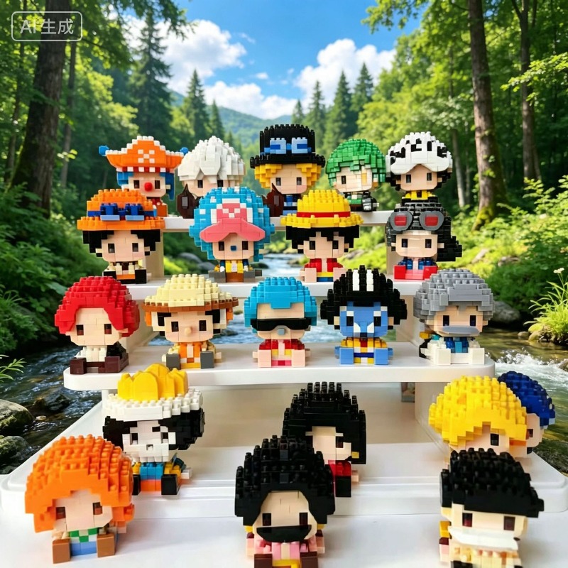 Building Block Mini - Nuovo ONE PIECE Sun God Nika