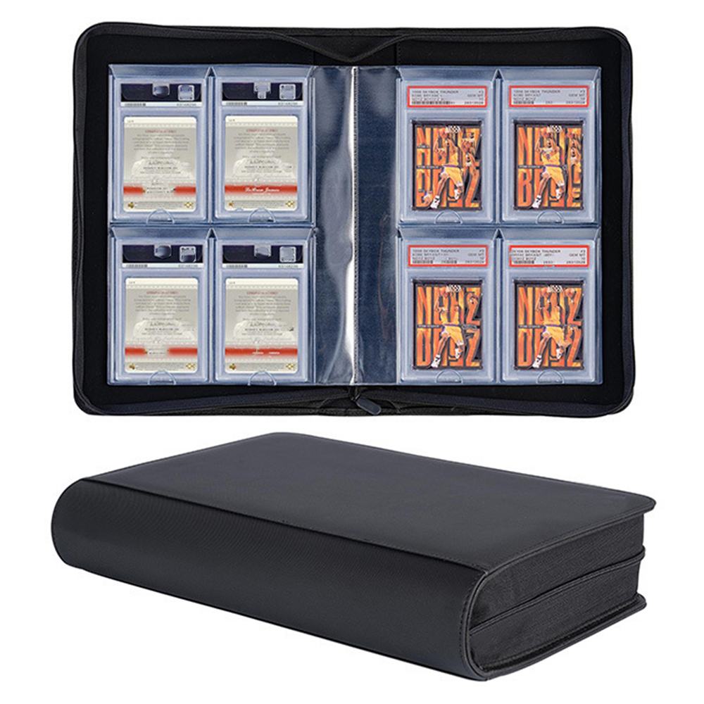 Trading Card Binder - Raccoglitore per carte graduate, contiene 40