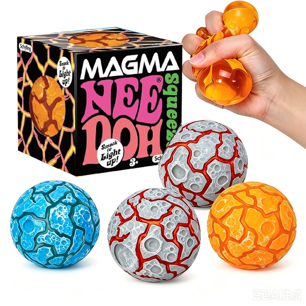 Fidget Cube Original - Nuovo Prodotto NeeDoh Glitter Magma Ball