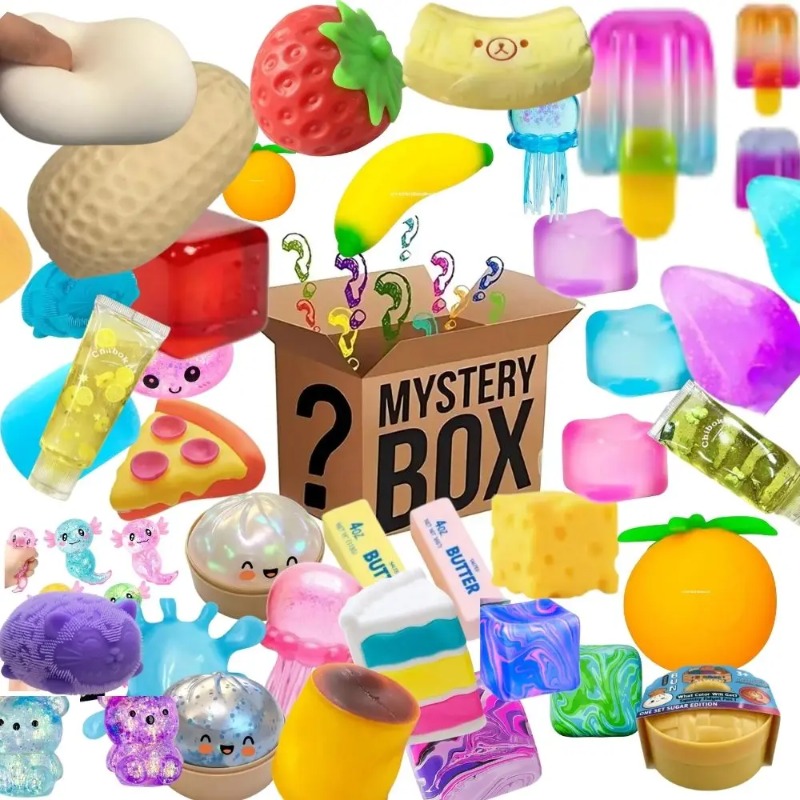 Mystery Box Blind Bag - Scatola Sorpresa con Oltre 100 Pezzi,